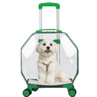 新款宠物拉杆箱外出便携宠物航空箱透明猫包宠物背包泡泡箱