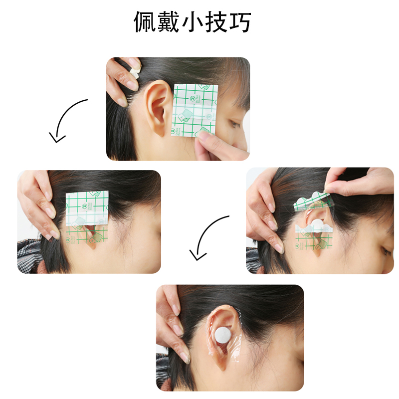 Adult Ear Pads Disposable Waterproof Ear Muffs For Bathing And Shampooing Application Scenario