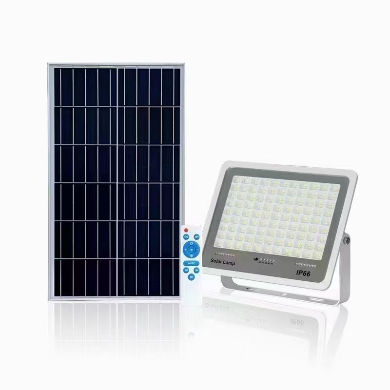 Solar floodlights: Energy-saving, highly efficient, portable outdoor ultra-bright LED lighting details Picture