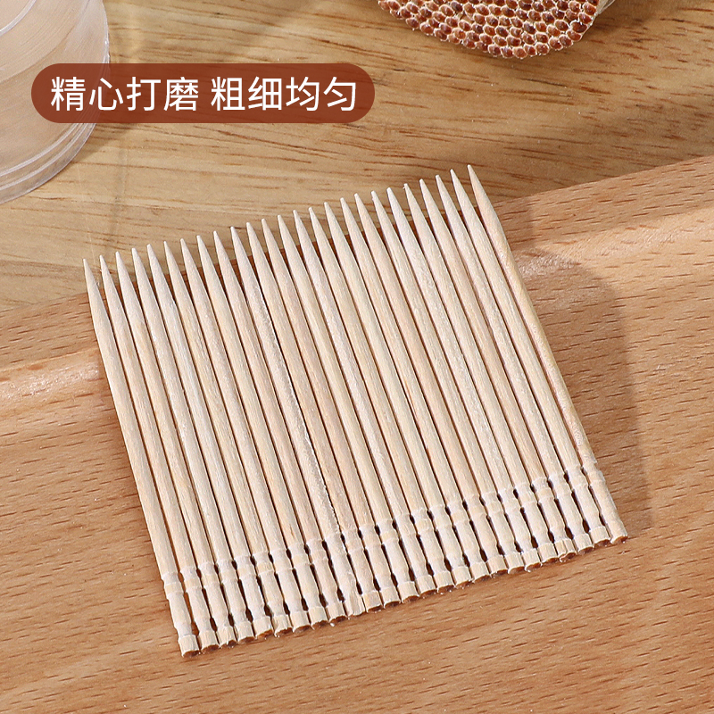 1000根牙签/一次性牙签单头尖/家用竹牙签500支*产品图