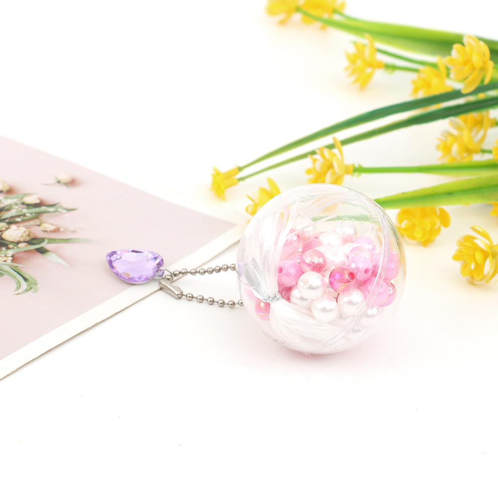 Creative DIY handmade beaded material bag girls bracelet necklace accessories children play house educational toys Specification drawing