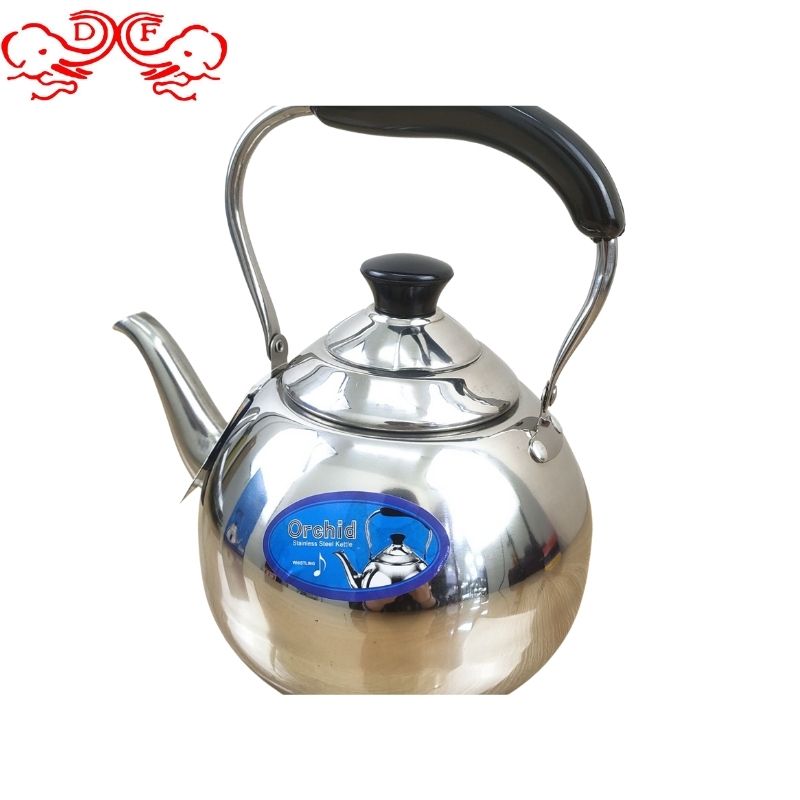 DF68029 Orchid kettle, Stainless Steel kettle, kettle, Coffee kettle, Small kettle, Pear kettle, kitchen and hotel supplies, DF Trading house details Picture