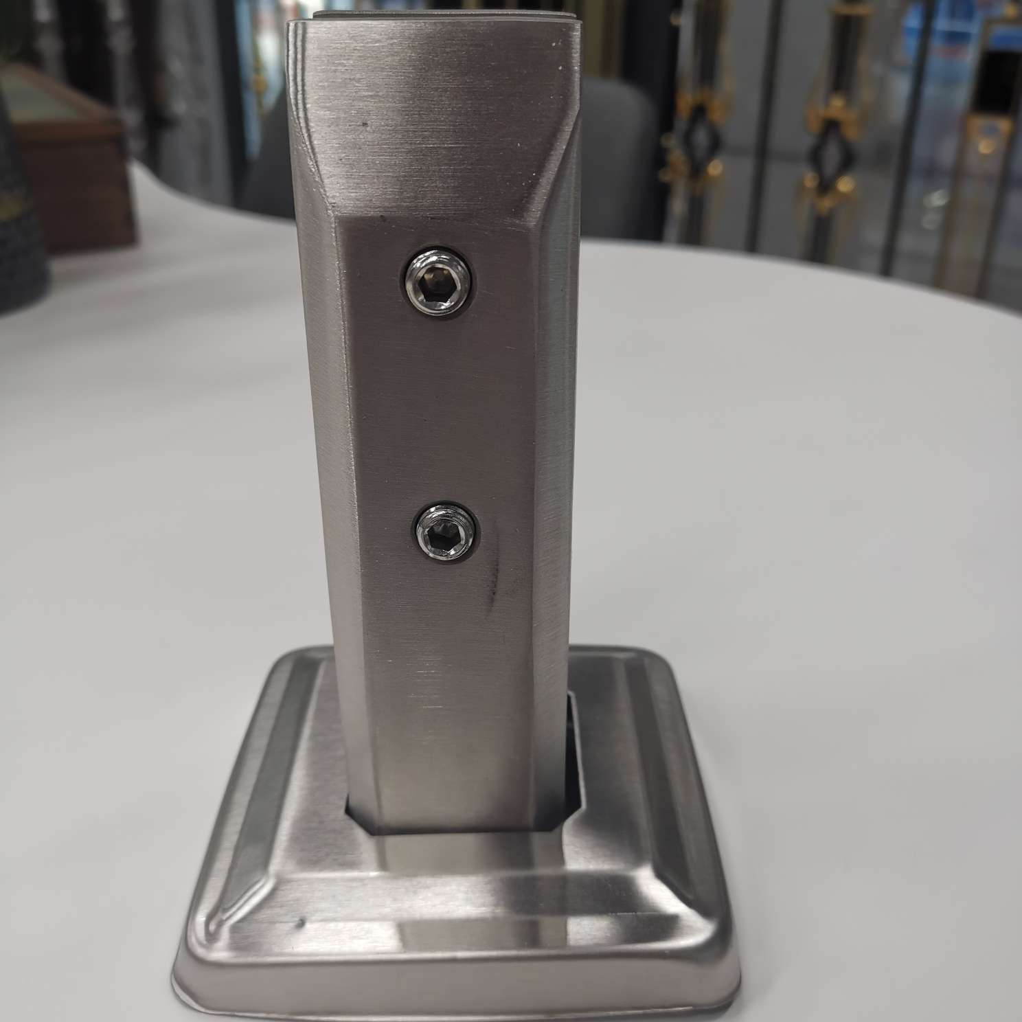 Stainless Steel Pool Clamp, Glass Clamp, Glass Railing Specification drawing