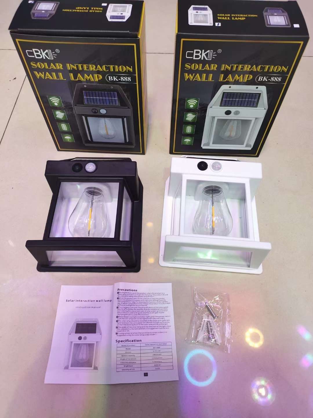 Solar Emergency Wall Light details Picture