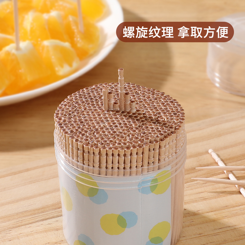 1000根牙签/一次性牙签单头尖/家用竹牙签500支*细节图