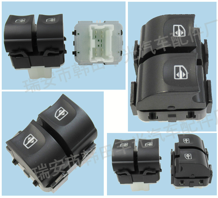 厂家直销 适用于雷诺双左玻璃门电控开关Clio汽车玻璃升降器按钮 254118044R详情5