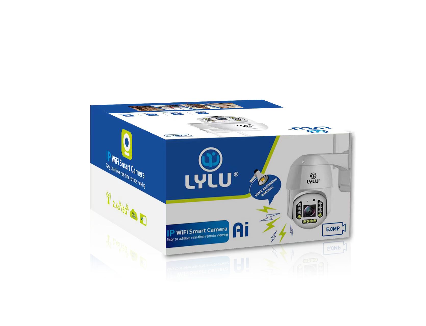 工厂直供天敏360度摄像头室外防水夜视高清全彩无线wifi监控球机