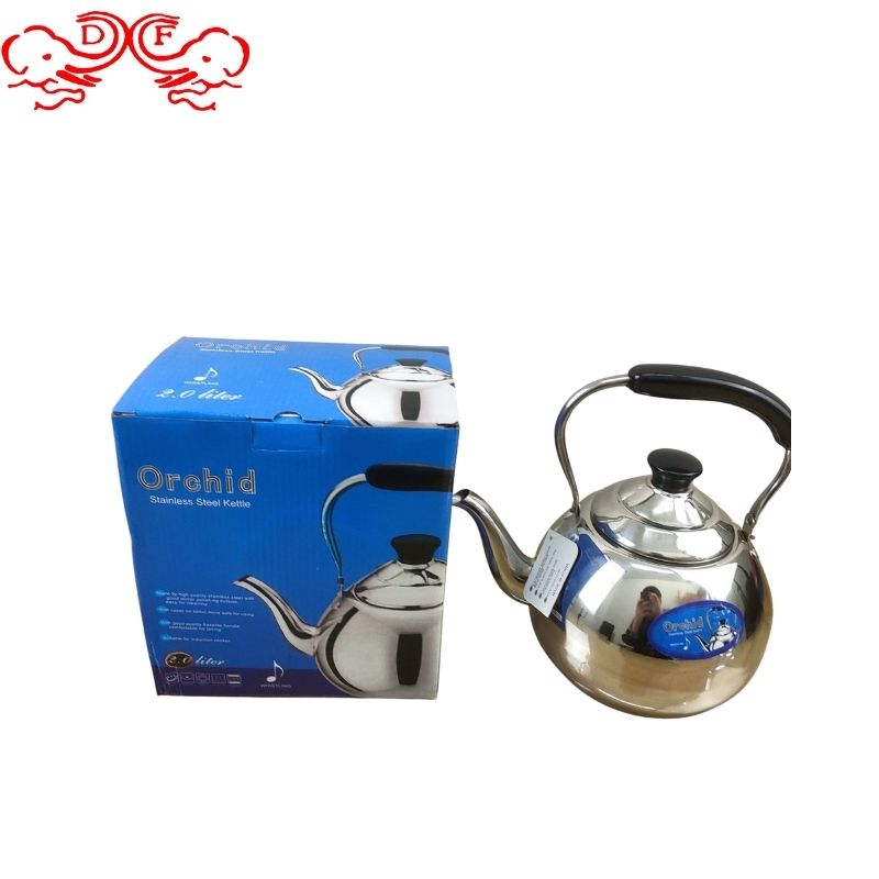 DF68029 Orchid kettle, Stainless Steel kettle, kettle, Coffee kettle, Small kettle, Pear kettle, kitchen and hotel supplies, DF Trading house Specification image