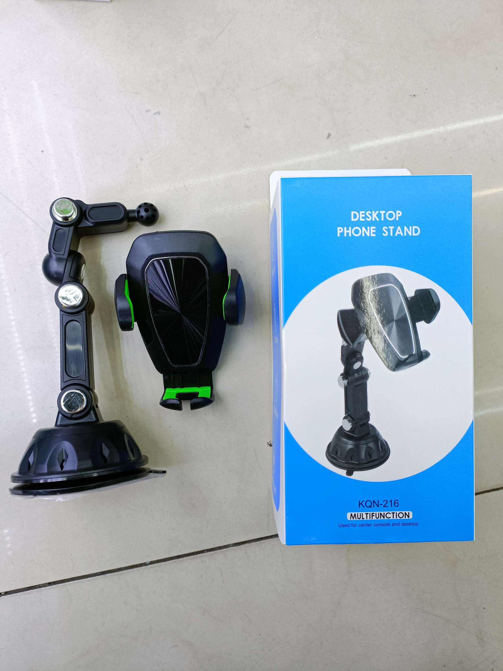 按扣调节弯折吸盘手机支架 三折吸盘支架 车载支架