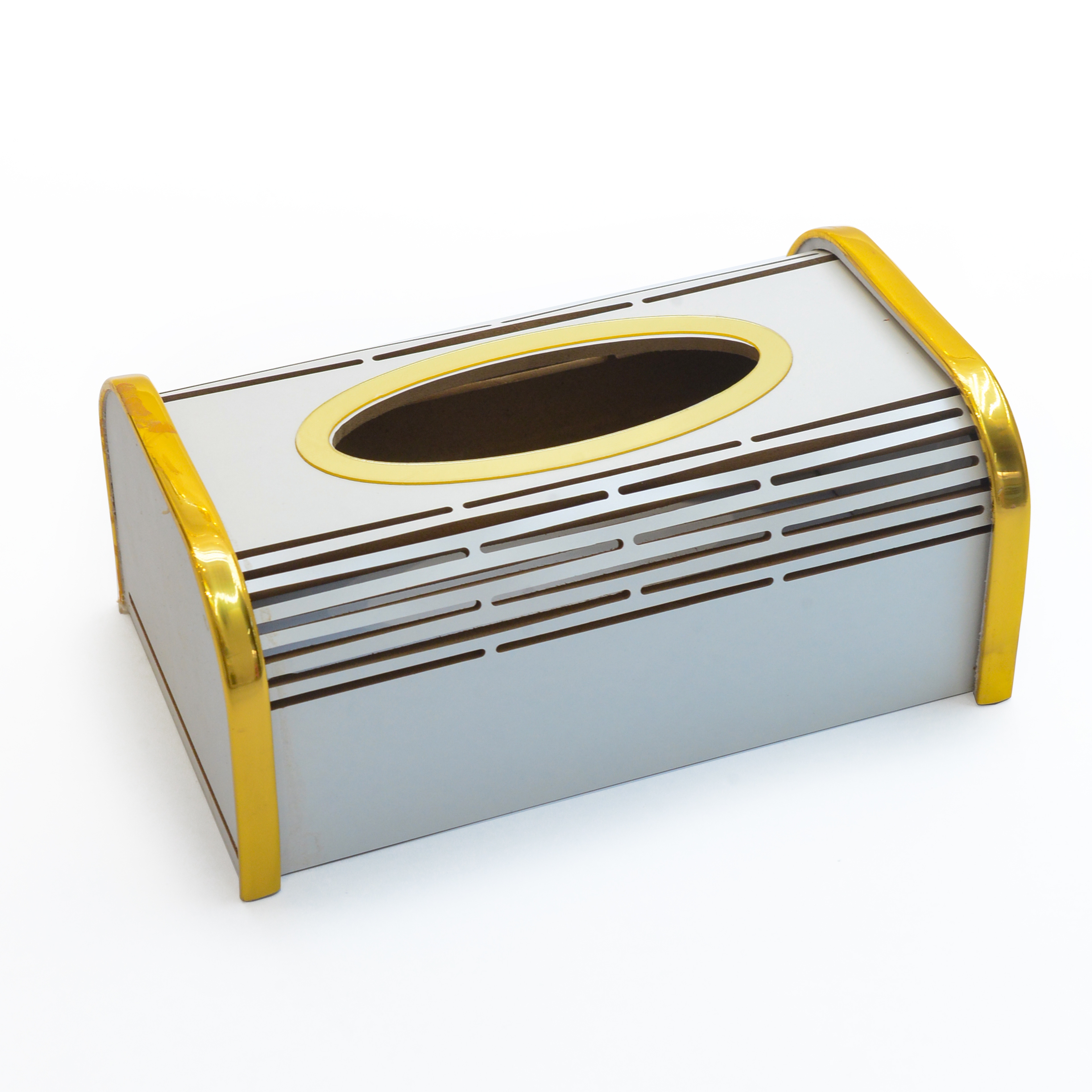 Wooden hollowed-out Arab-style trash can tissue box set 002 Item Picture