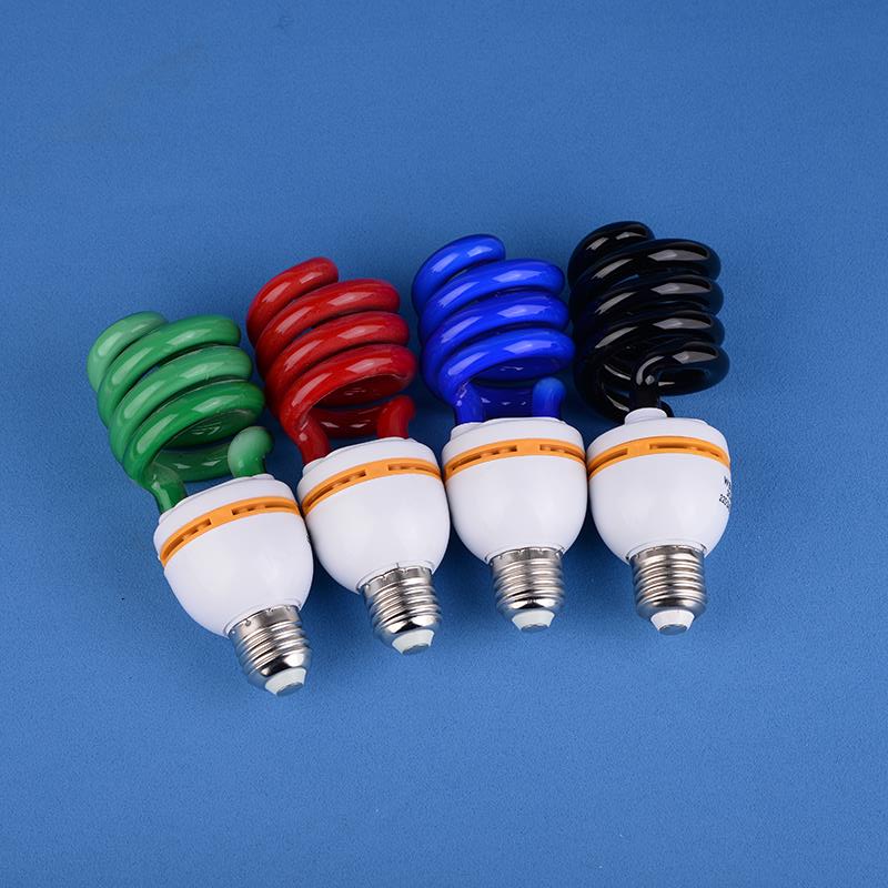 Violet Lamp Germicidal Energy-Saving Lamp Half Screw Black Violet Screw Item Picture
