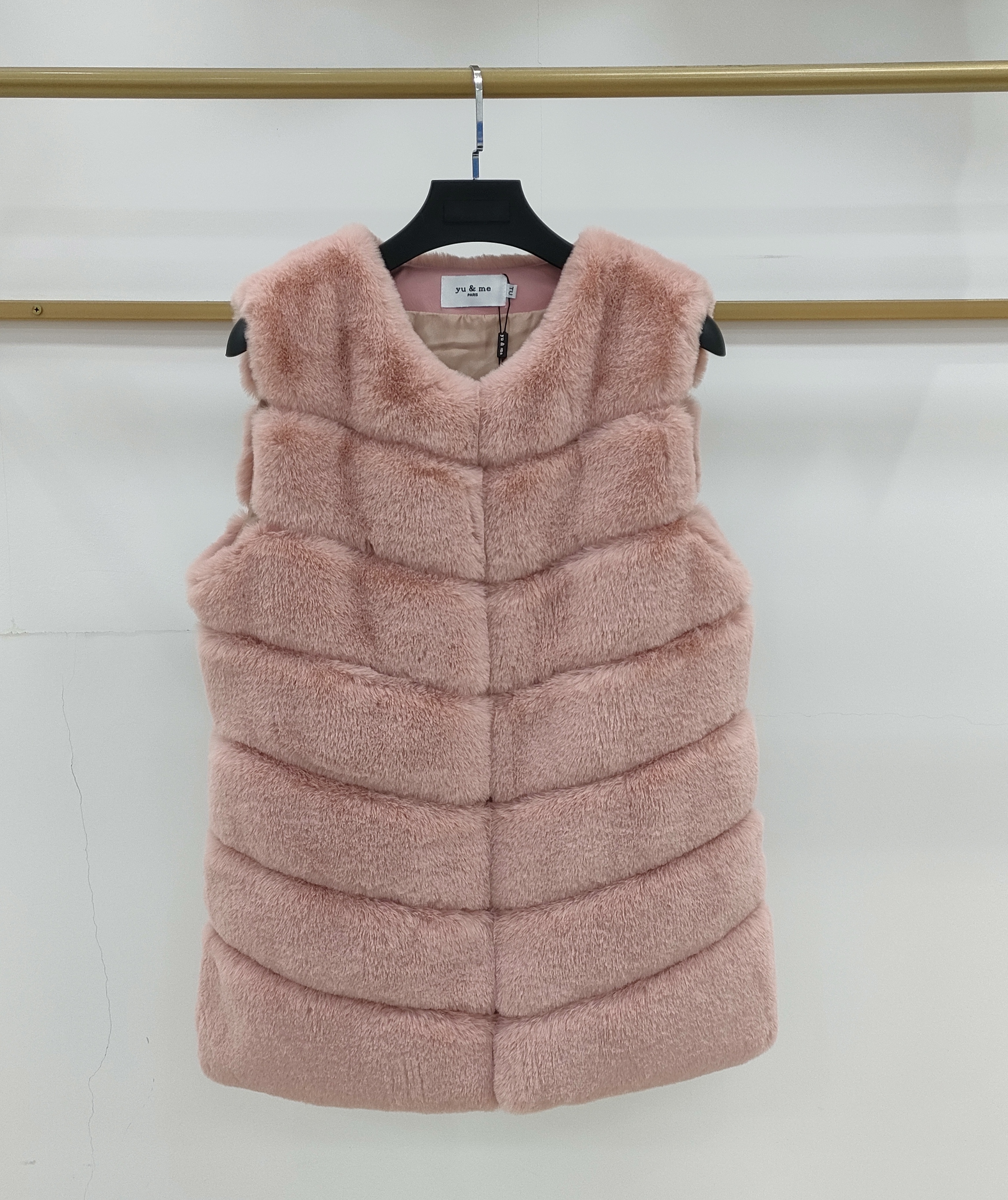 2023 New Spliced Fur Vest Imitation Rex Rabbit Fur New Fur Winter Sales Girl Specification drawing
