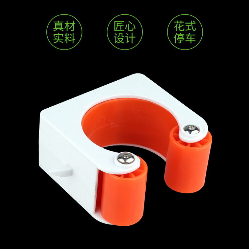 CK-002 mountain bike parking buckle, household wall-mounted bike rack, stationary bike, bicycle display rack, parking rack Specification image