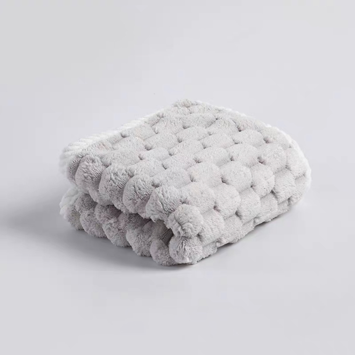 Seal Ball Towel Coral Velvet Cloud Lattice Square Towel 30*30 Specification drawing