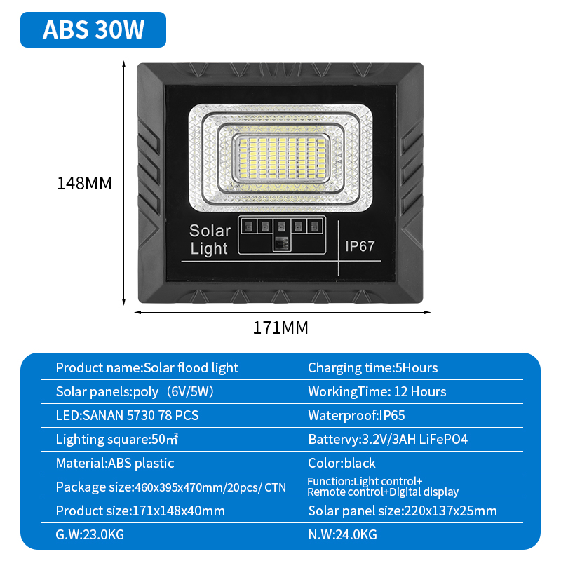 Factory Direct Solar Floodlight Factory Direct Sales New Rural Outdoor Project Split Floodlight Black Gold Just Full Star Floodlight Application Scenario