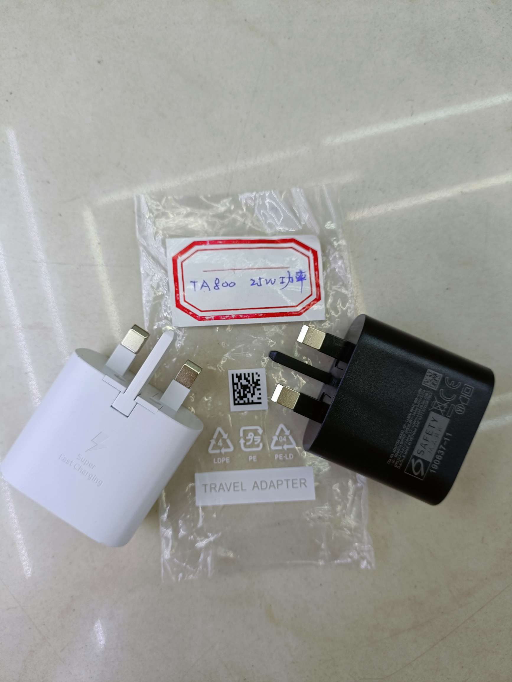 TA800 18W/25W PD charging head mobile phone charger US regulation European regulation UK regulation Item Picture