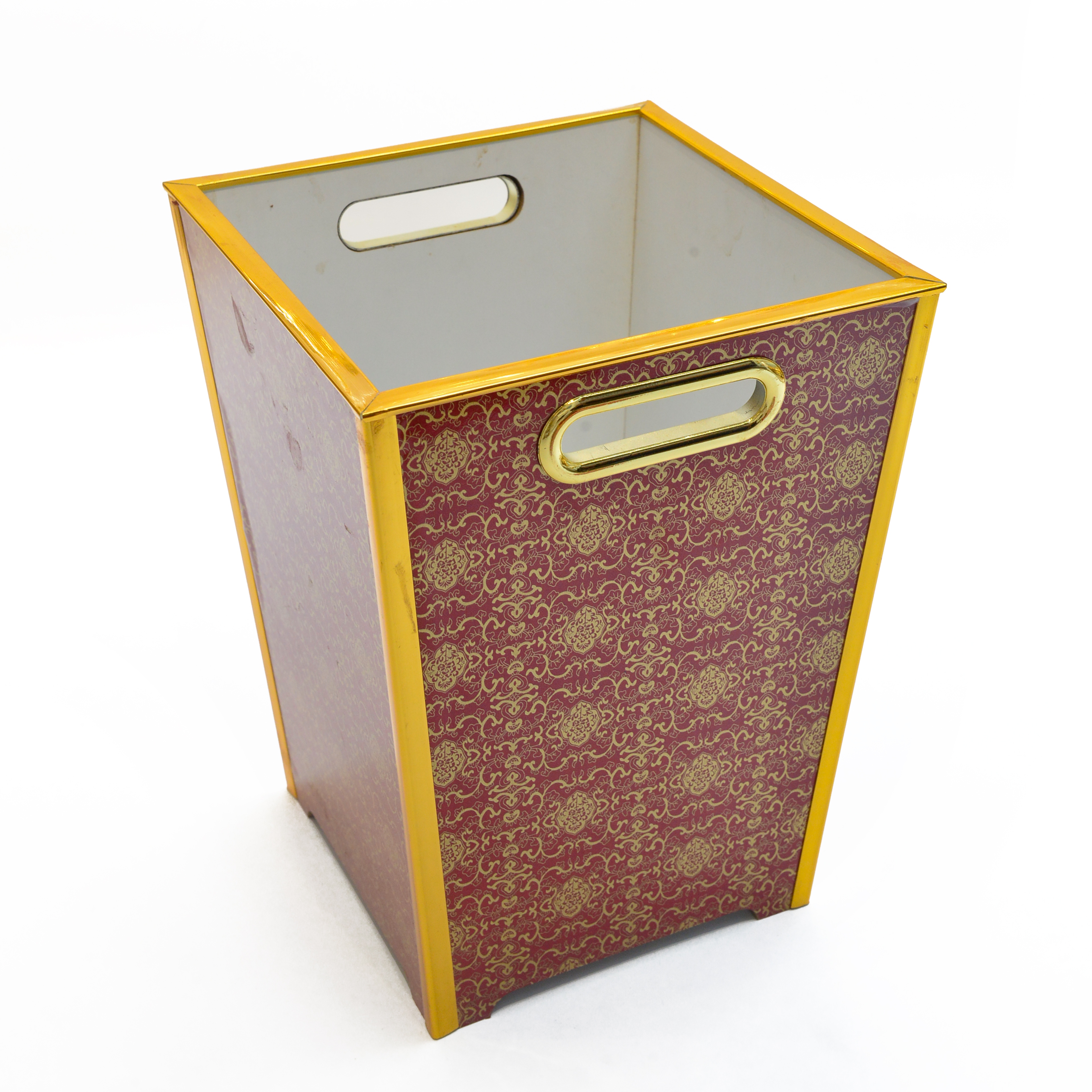 Wooden Arab-Turkish patterned garbage box and tissue box 003 Specification image
