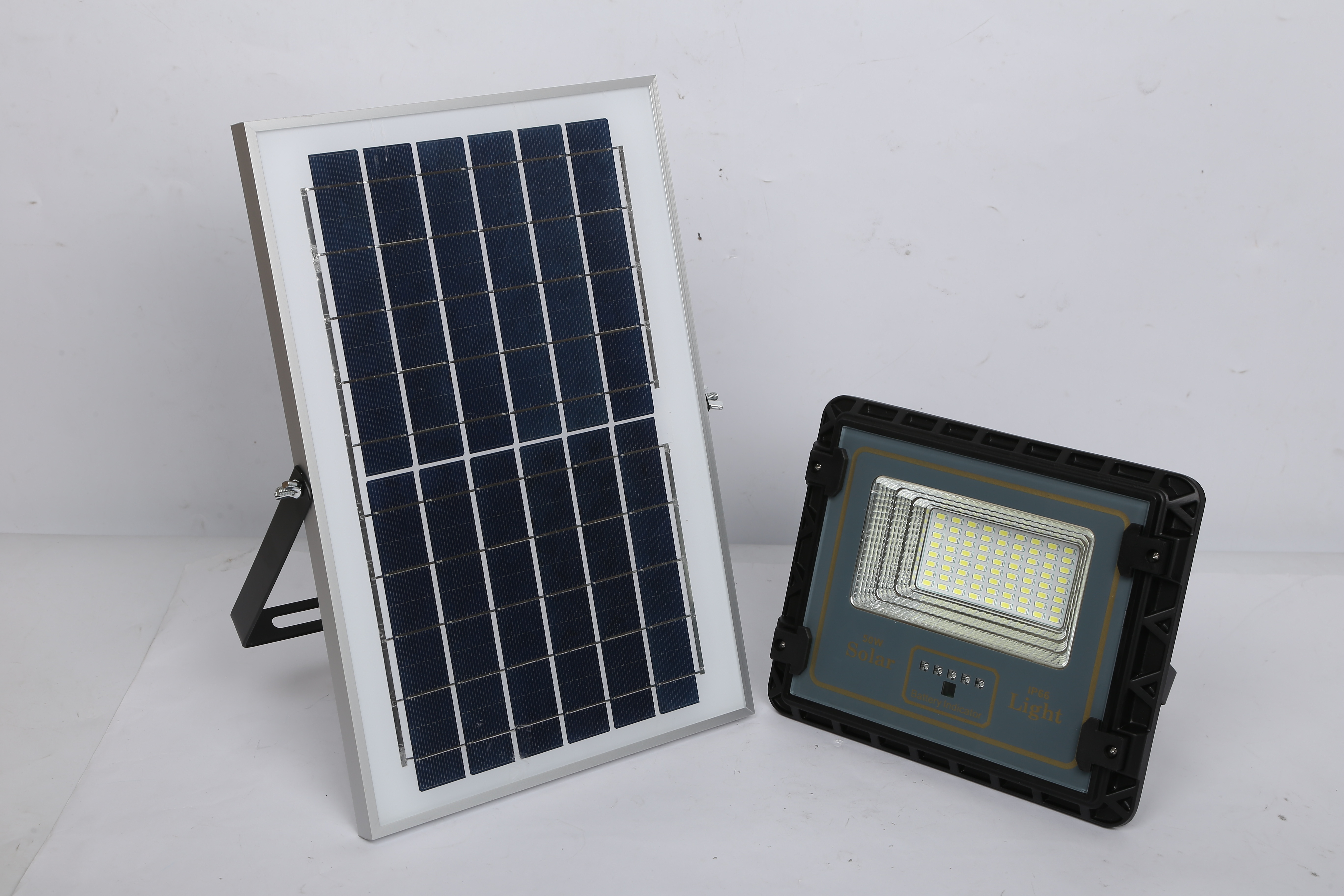 Solar Floodlight Manufacturers Direct Sales New Rural Outdoor Project Split Floodlight Solar High Human Body Induction Item Picture