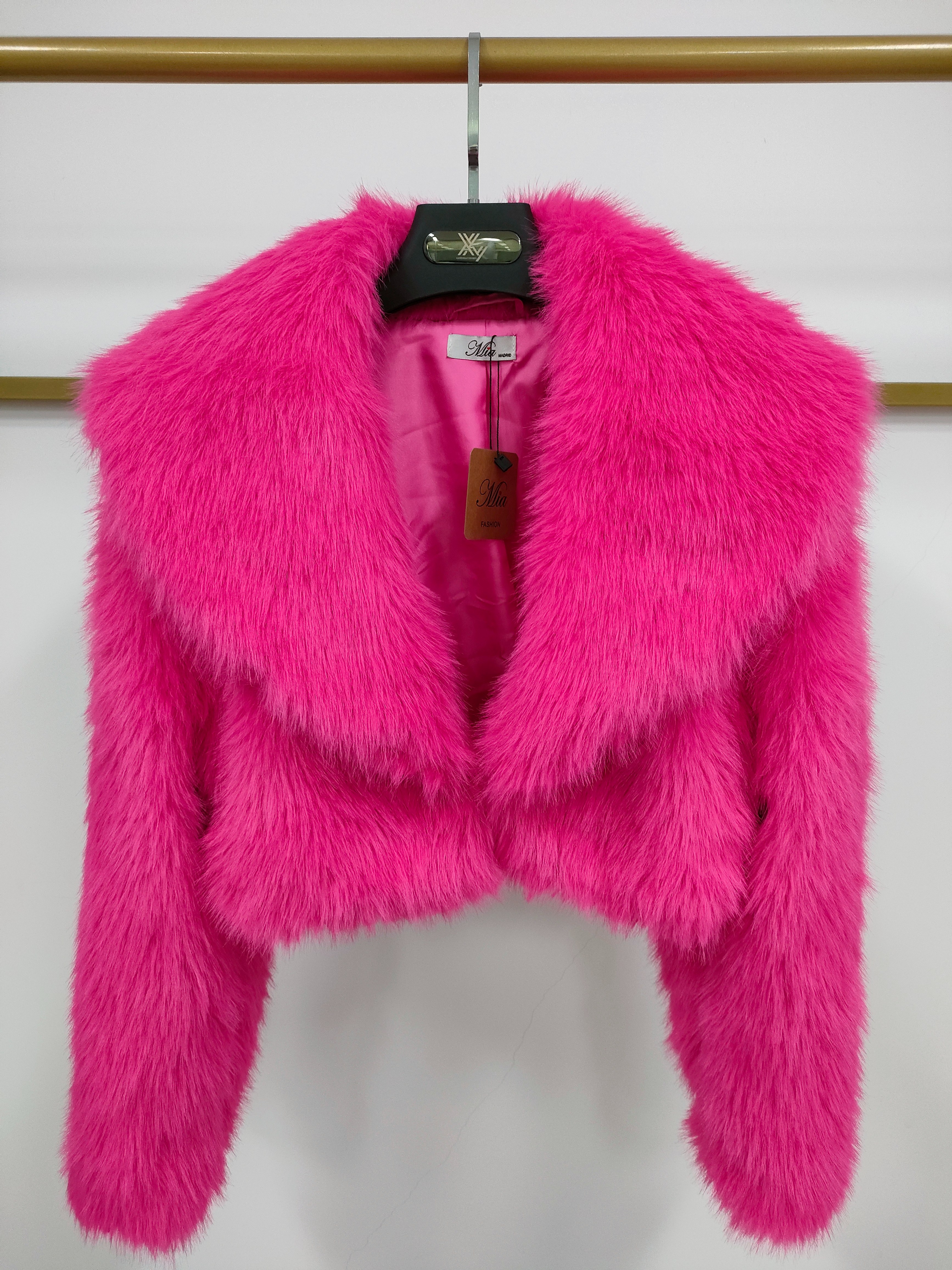2023 New Imitation Fox Hair Fashion Short Suit Collar Fur Coat Design Hot Winter details Picture