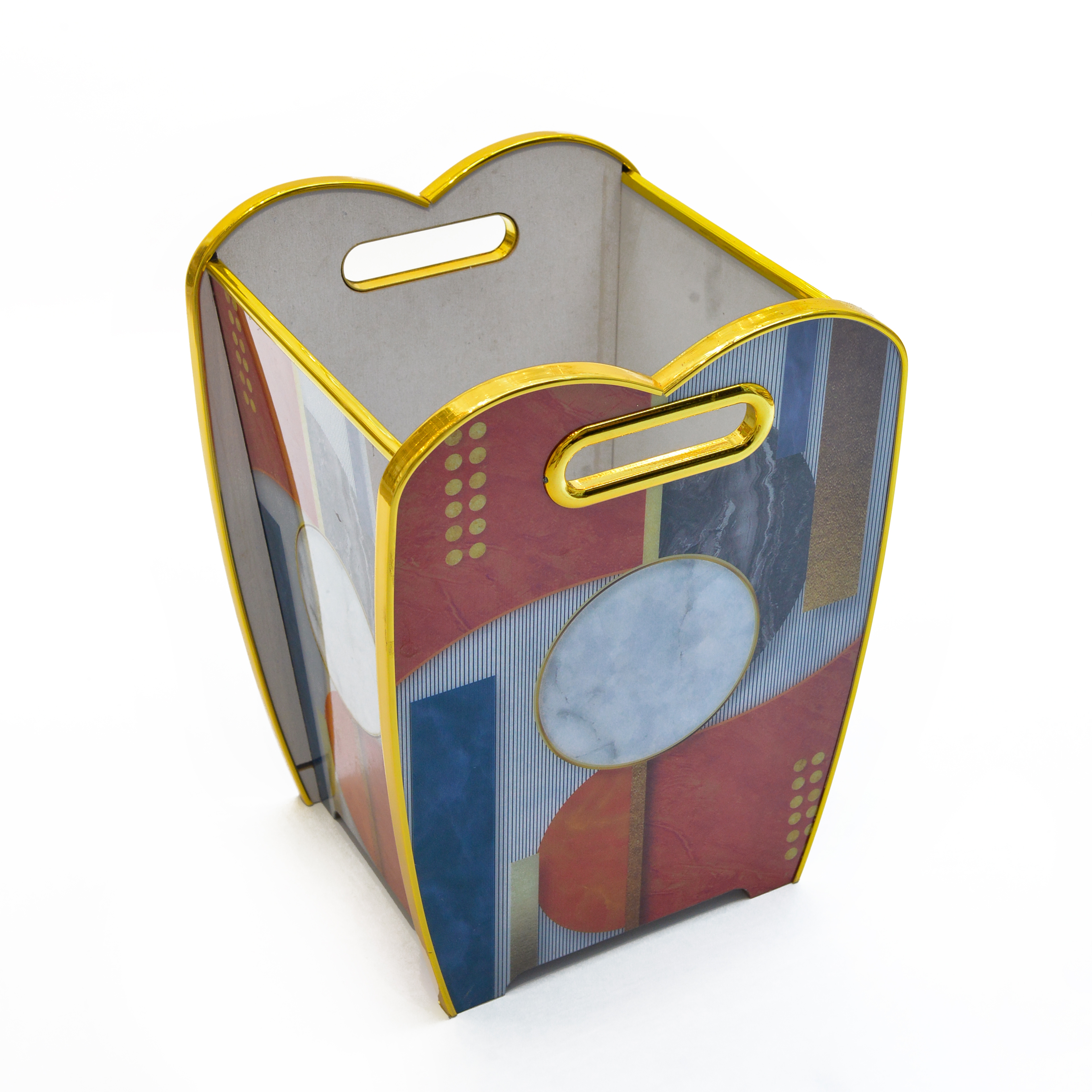 Acrylic Arab-Turkish painted marble-patterned garbage box and tissue box 005 (Subject to negotiation upon arrival at the store) details Picture