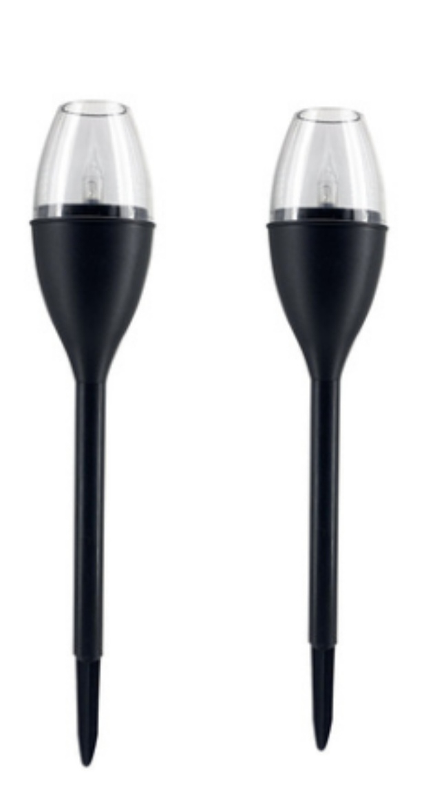 Solar-powered wine glass lawn lamp