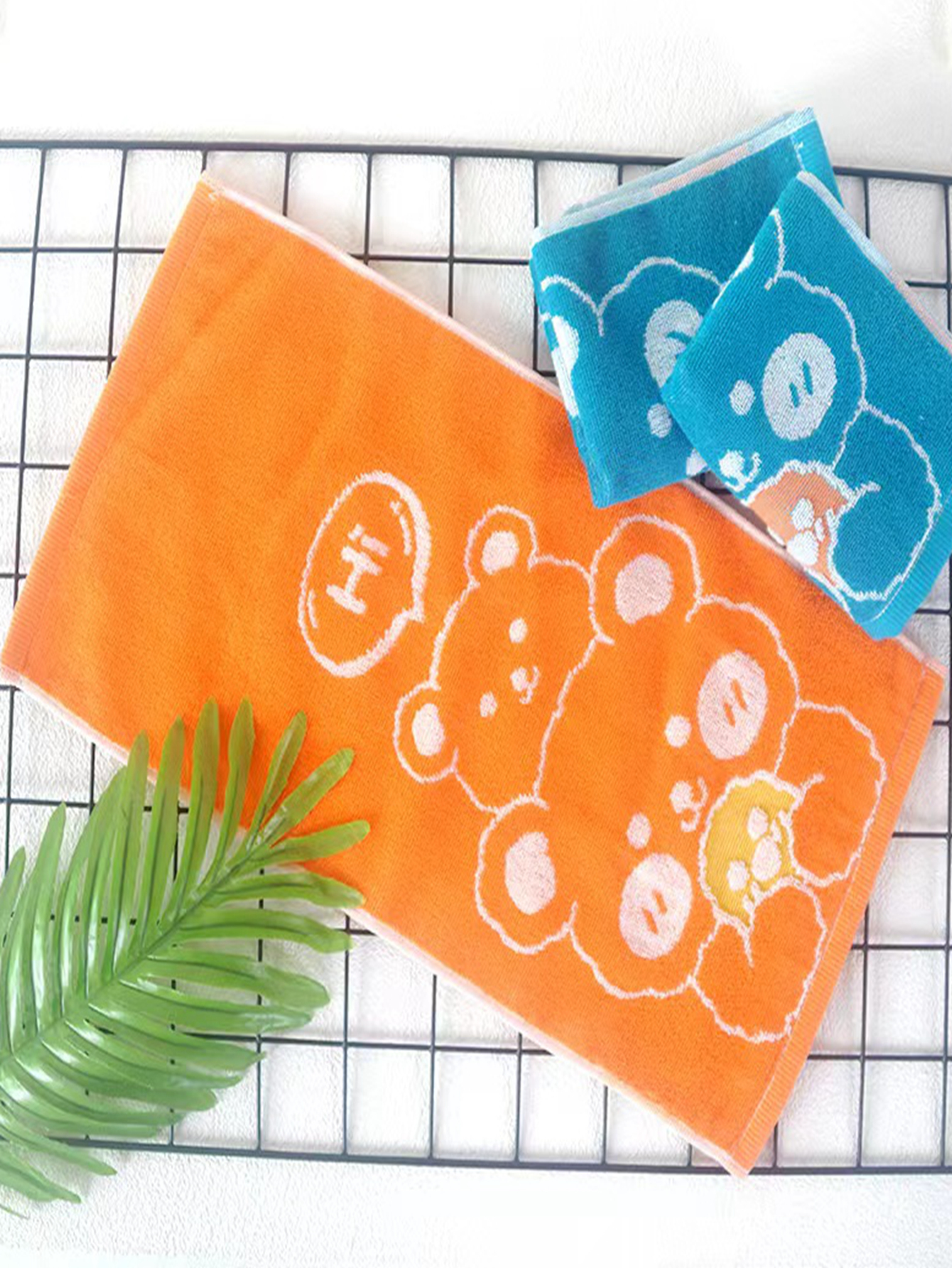 Xiqiu Children's Towel Three Bears Pure Cotton children's Towel
