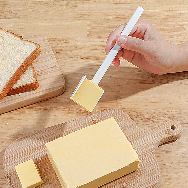 KOKUBO Japanese imported butter cutter, kitchen baking divider, household cheese and cheese cutter, equal cutting tool, KOKUBO Japanese specially made butter measuring knife and spoon Item Picture