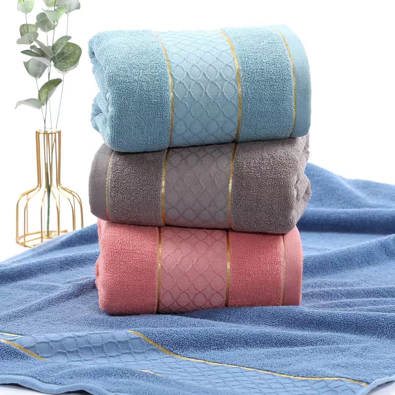 Xiqiu bath towel Cotton gold thread round ball bath towel details Picture