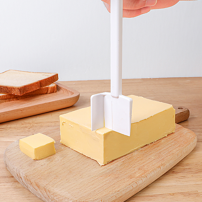 KOKUBO Japanese imported butter cutter, kitchen baking divider, household cheese and cheese cutter, equal cutting tool, KOKUBO Japanese specially made butter measuring knife and spoon Application Scenario