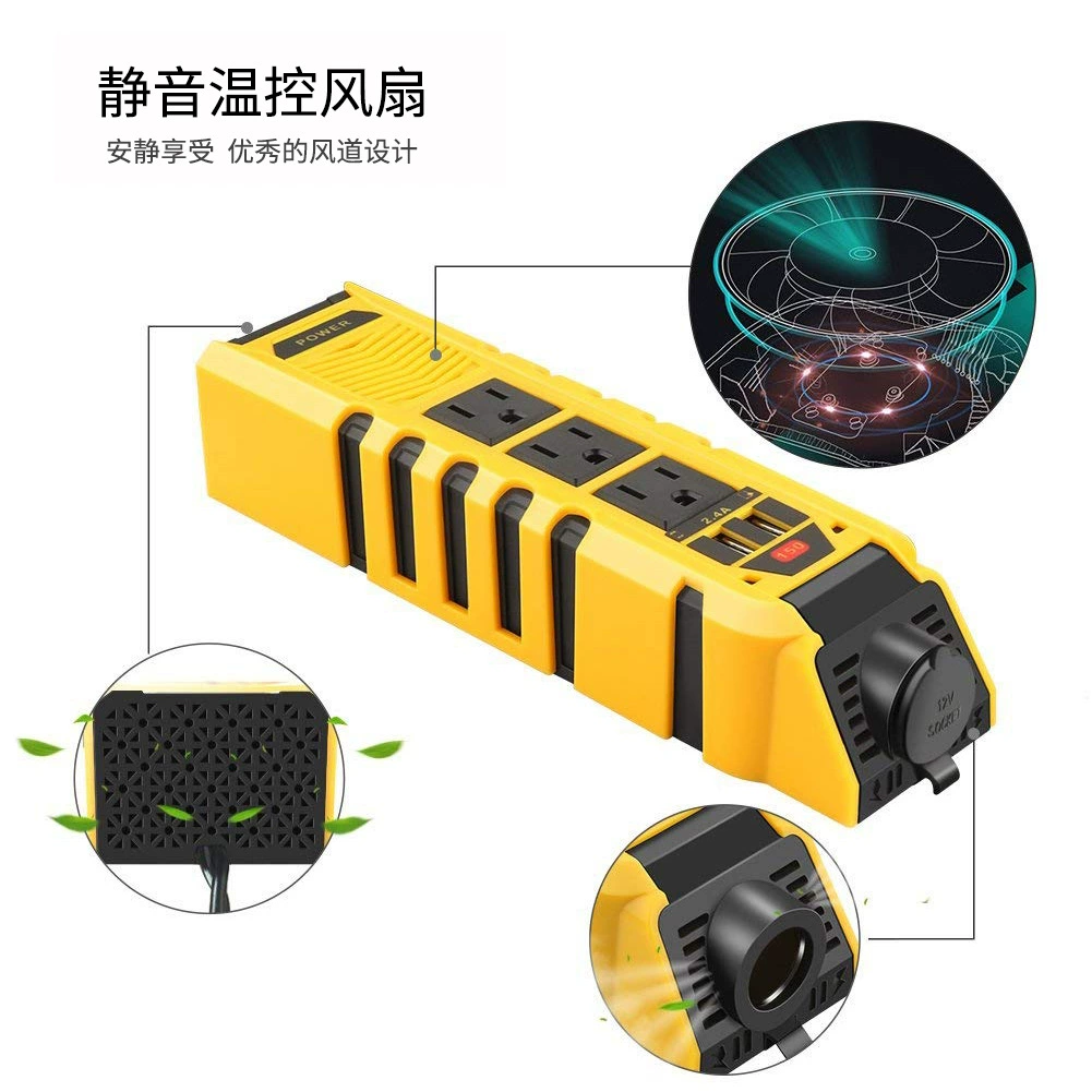 Dual Usb 12V To 110V Modified Wave Inverter 150W Car Inverter Inverter Mini Factory Item Picture