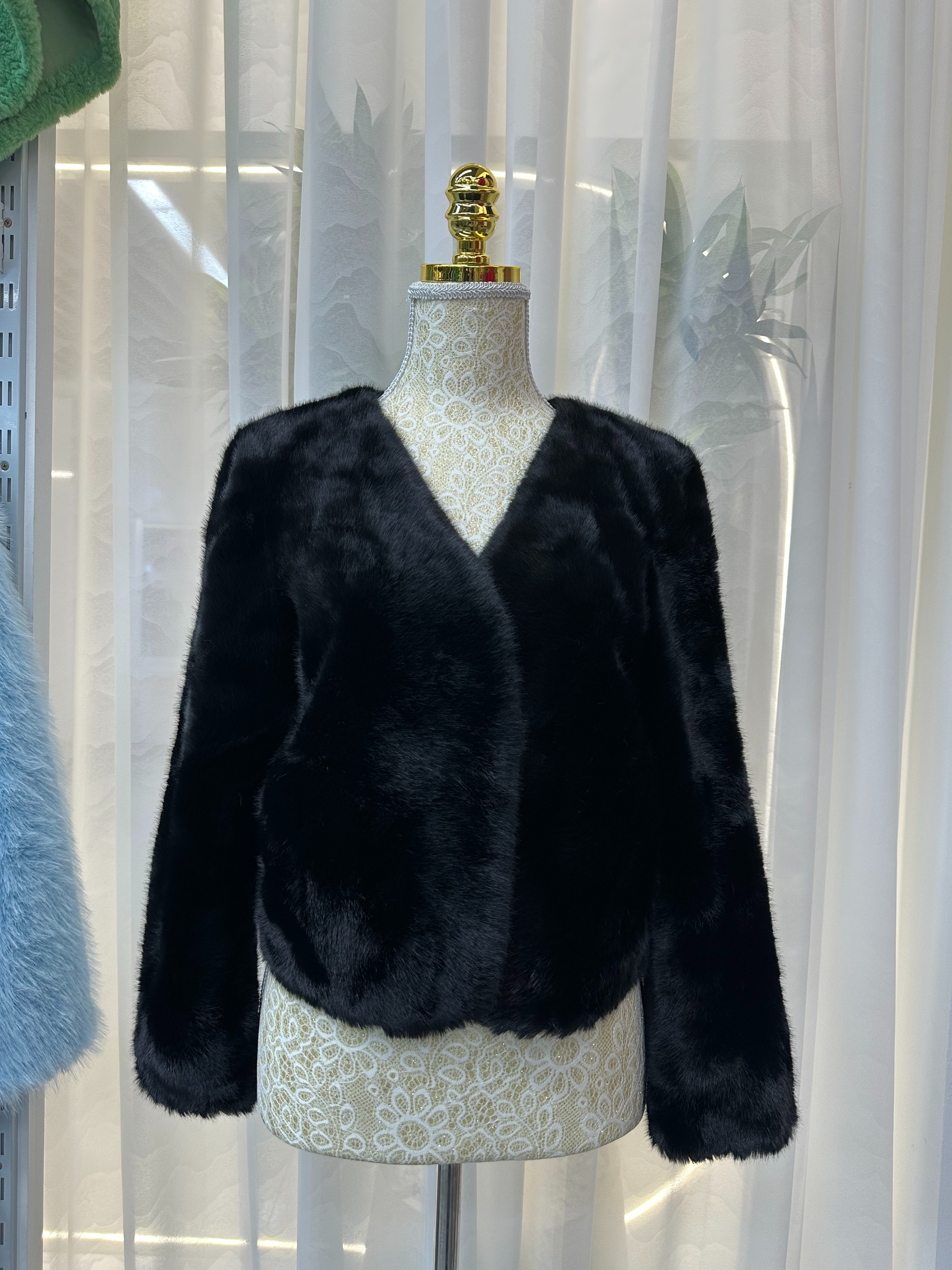 Short Mink Coat 2023 Autumn/Winter New Advanced Design Fur Coat Imitation Fur Short Coat details Picture