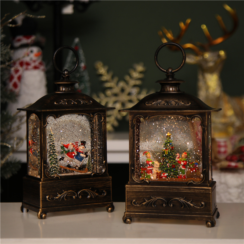 WDL-2113 Christmas Decorations Water lanterns, Snowflake trees, Gifts, Toys, jewelry, Store ornaments, Products, Snowman Music Box Specification image