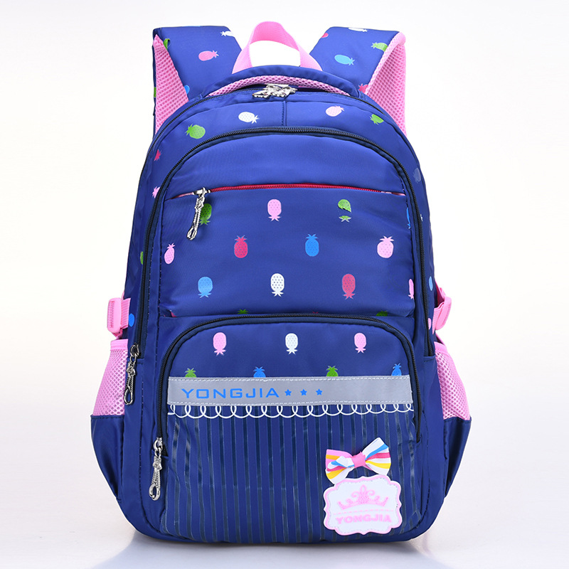 Printed stripe fashion trend children's backpack LZJ-2809