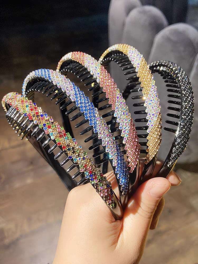 A simple hairband for women to wash their faces, a toothed anti-slip hair clip, a hairpin for breaking hair, a summer headwear detail image 5