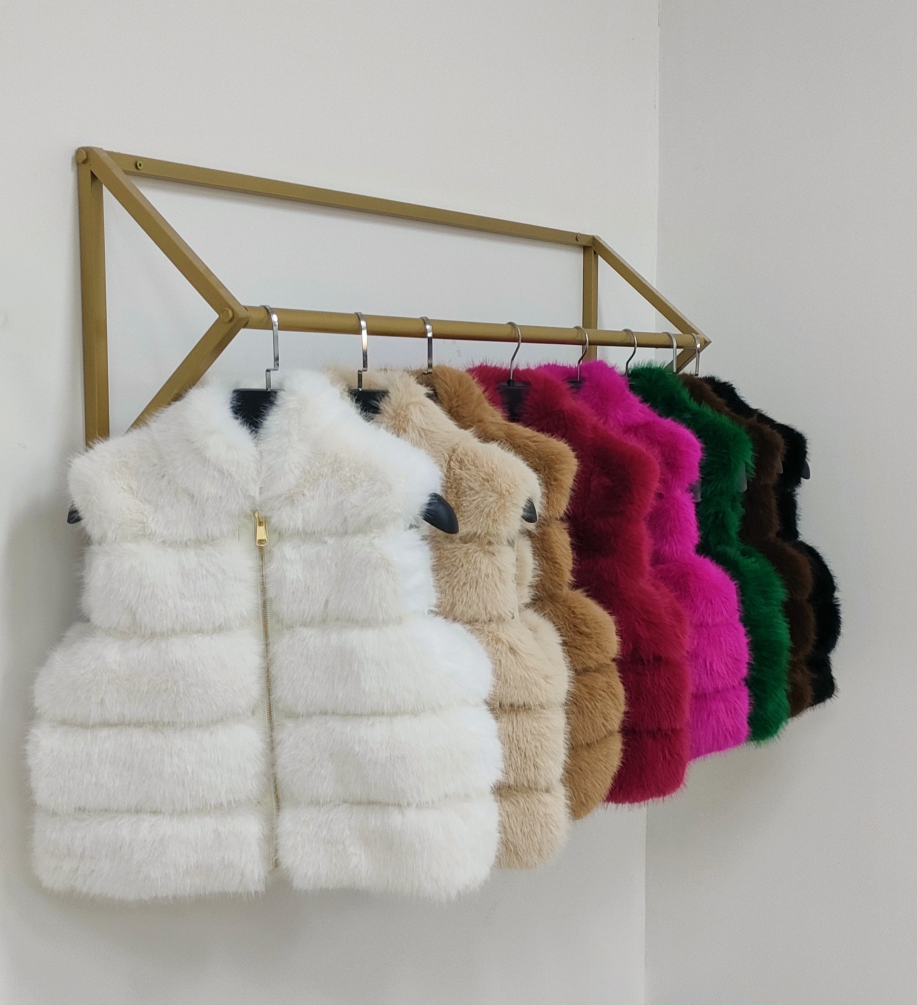 Fashion Patchwork Fur Vest Coat All Comfortable Fashion Hot Waistcoat