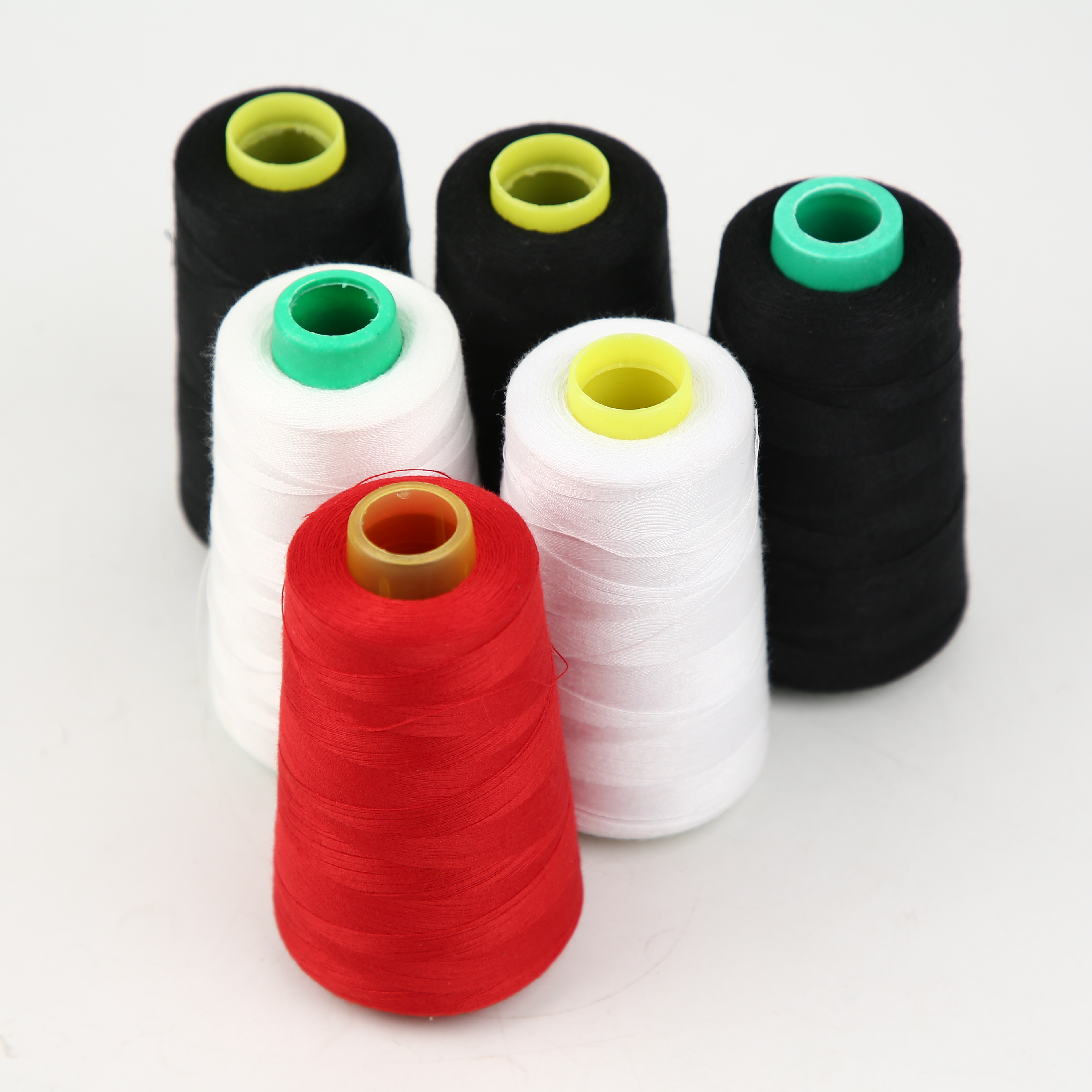 批发 8000码402高速涤纶线缝纫机线 拷边缝衣线 宝塔形状 缝纫线