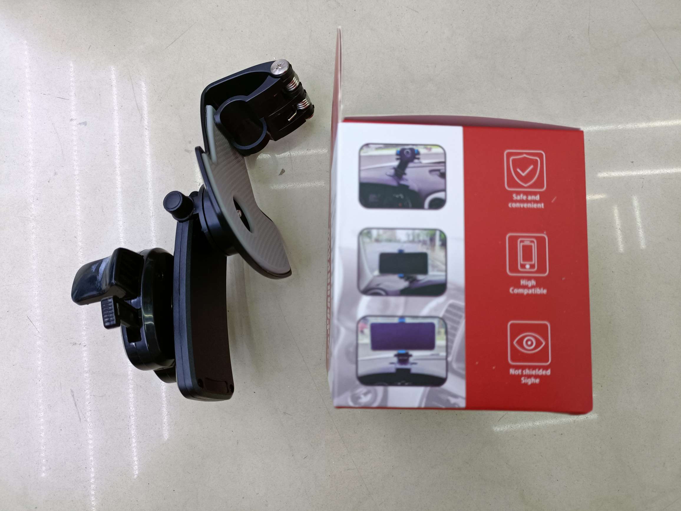 车载手机支架实物图