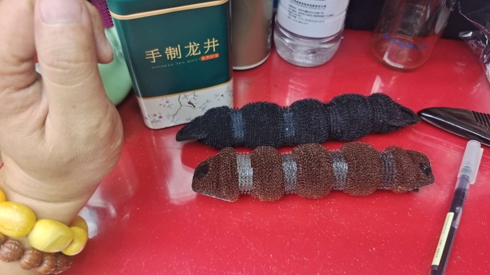 毛毛虫发圈