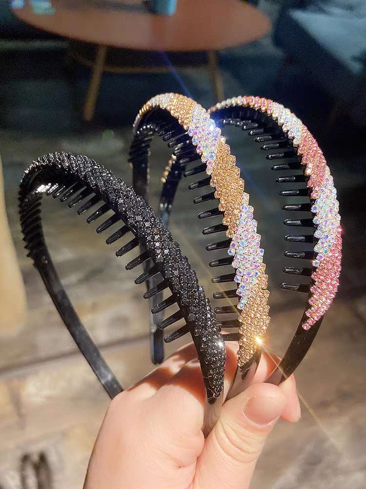 A simple hairband for women to wash their faces, a toothed anti-slip hair clip, a hairpin for breaking hair, a summer headwear detail image 6
