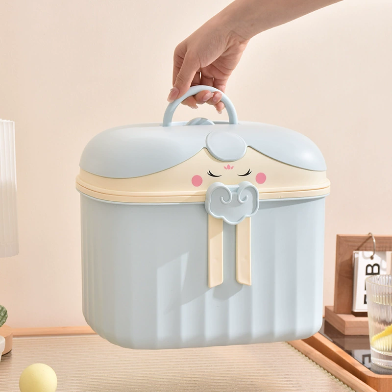S81-01.SF313 Large cartoon storage box, children's toy organizing box, sundries storage box, household medicine box Application Scenario