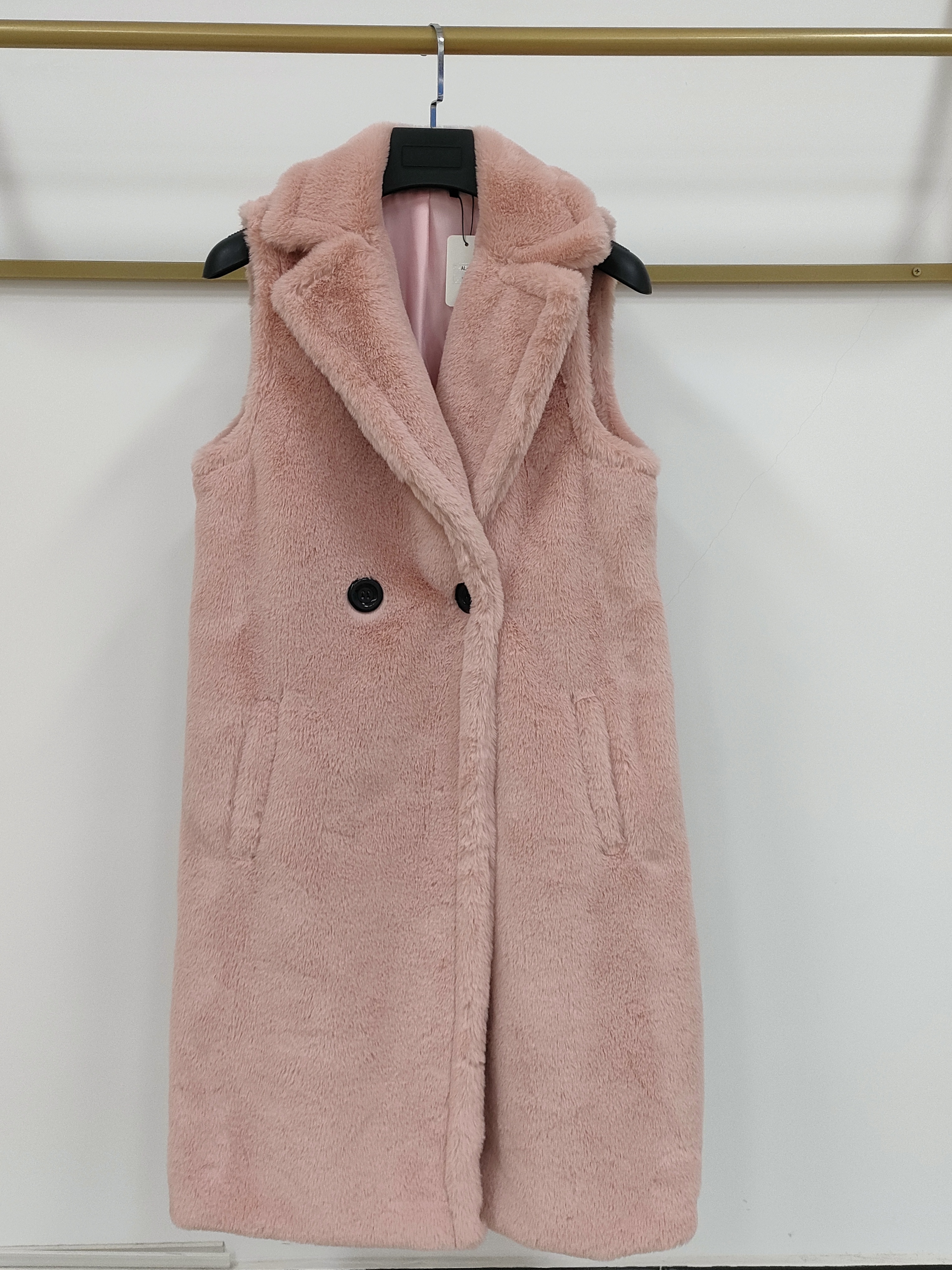 Imitation Fur Fur Waistcoat Long Waistcoat Suit Collar New Selling Fashion New Fur details Picture