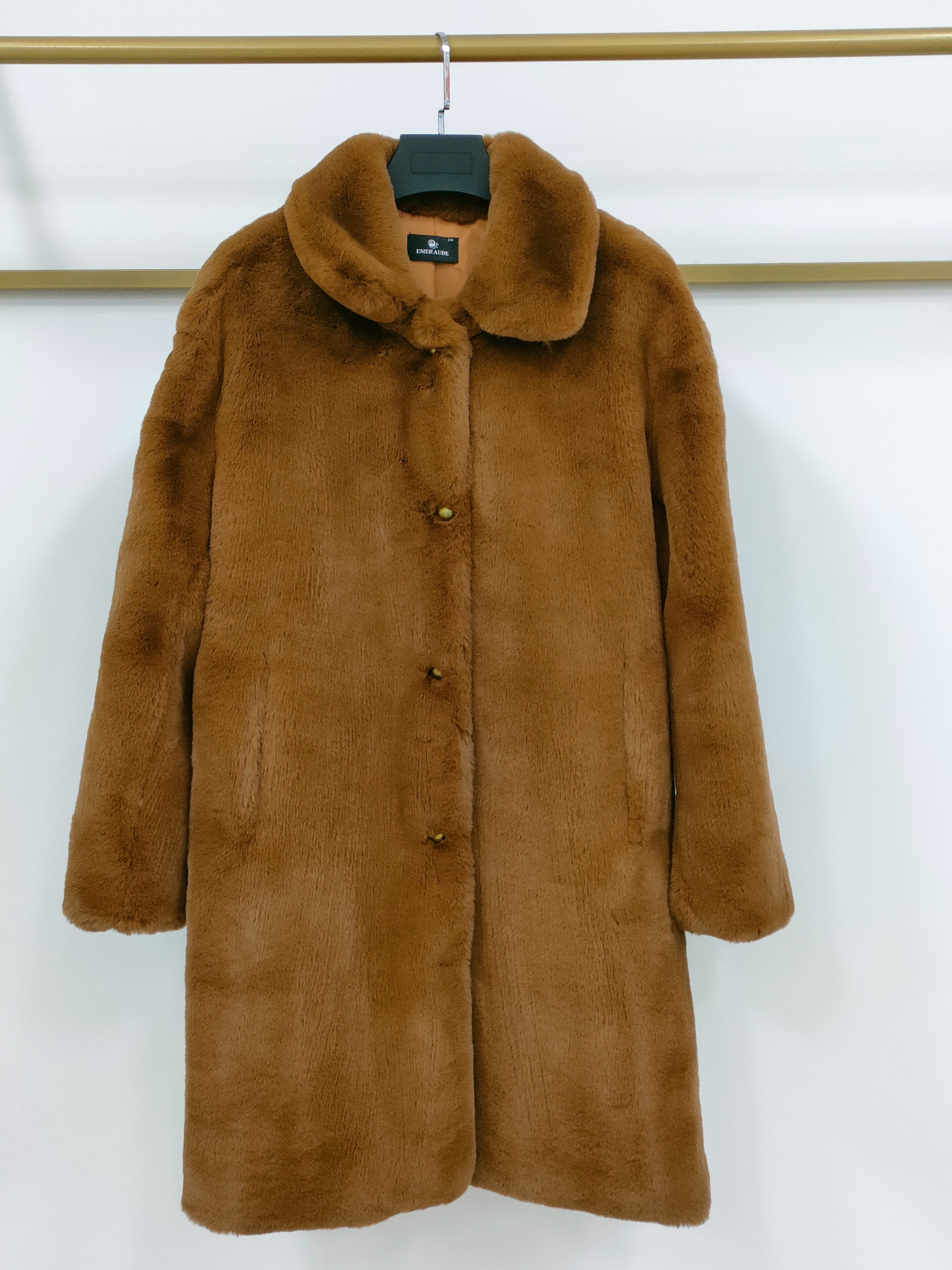 Imitation Rabbit Fur Long Fur New Winter Small Square Collar Coat Trend Selling details Picture
