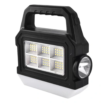 Multifunctional Portable Searchlight Solar Charging Emergency Light Strong Led Tent Light Outdoor Waterproof Camping Light 528