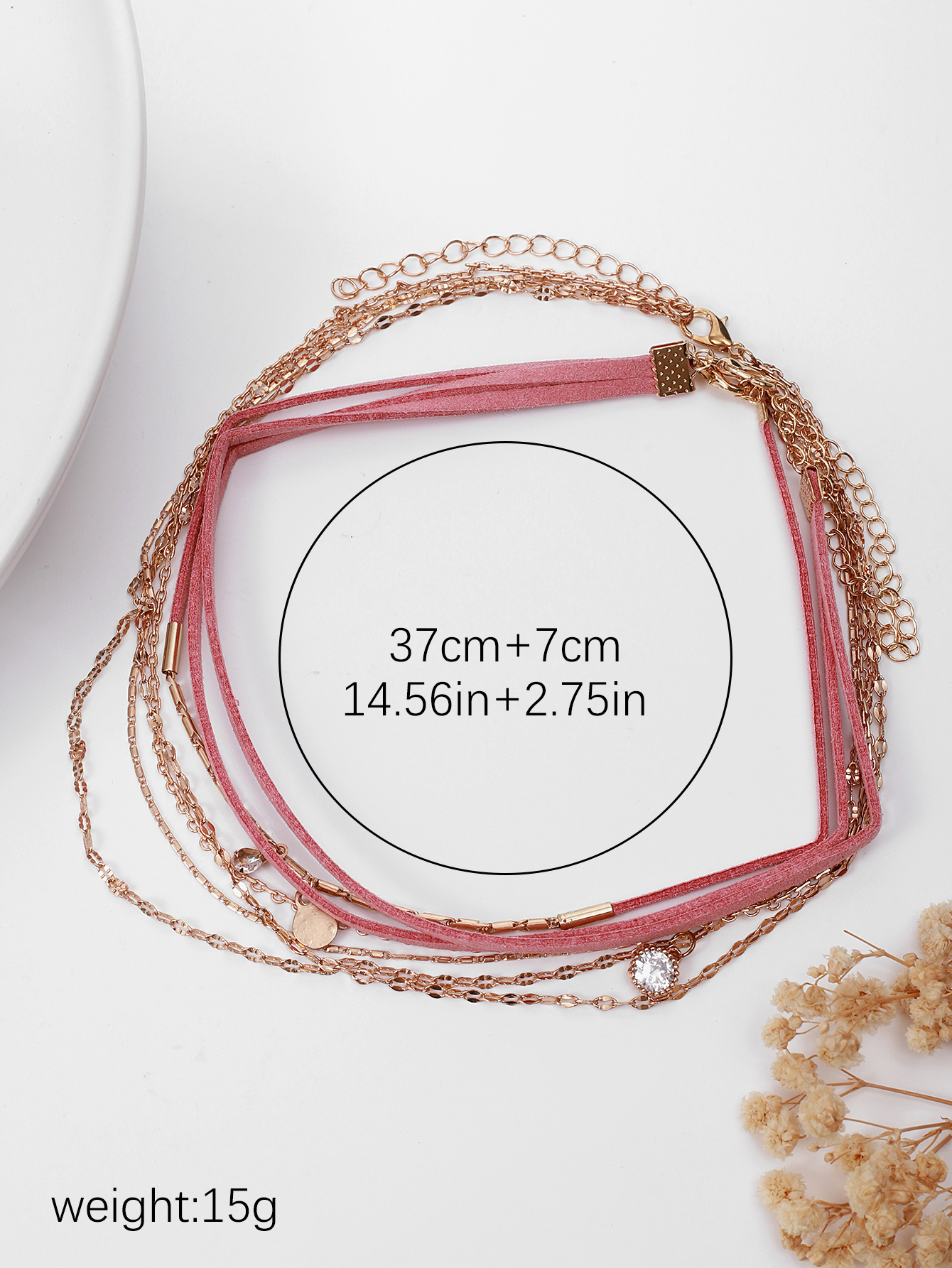 Sweet and cool style fresh and delicate necklace, multi-layer chain, hot girl collarbone chain, niche design sense, elegant and individual, light luxury style