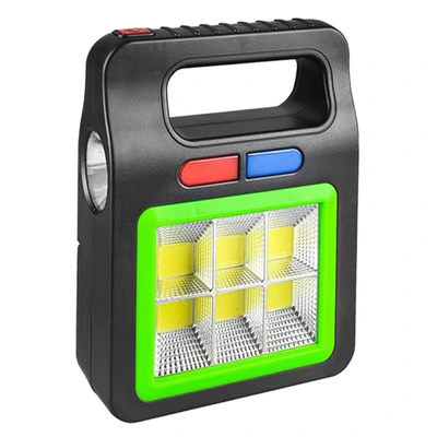 Multifunctional Portable Searchlight Solar Charging Emergency Light Strong Led Tent Light Outdoor Waterproof Camping Light 605C-6