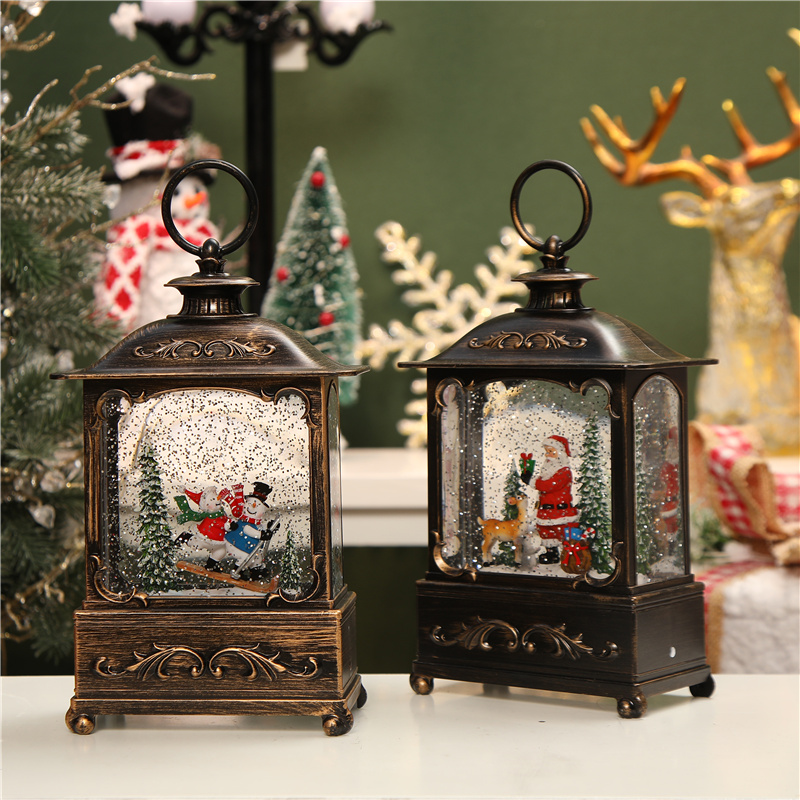 WDL-2113 Christmas Decorations Water lanterns, Snowflake trees, Gifts, Toys, jewelry, Store ornaments, Products, Snowman Music Box details Picture