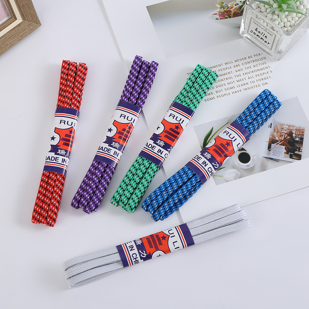 厂家直供瑞力牌高弹力松紧带双层彩色加厚裤腰松紧弹力绳橡皮筋服装辅料厂家批发