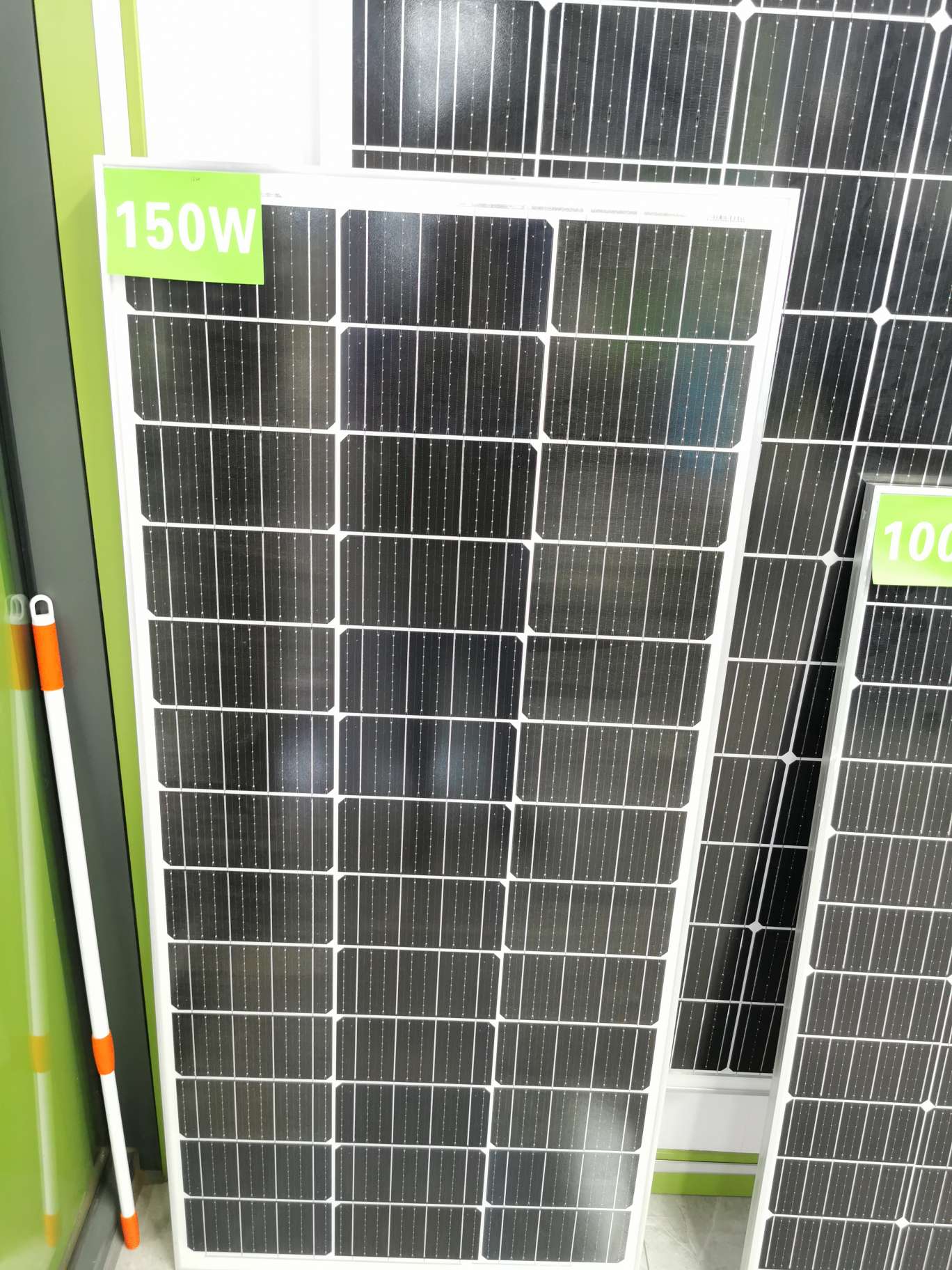 单晶150瓦太阳能板发电板光伏板家用足功率图