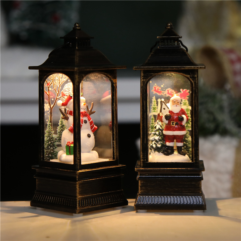 ZF-086A New small wind Lamp, Snowman, Old Man, Angel, Christmas Decorative Light, Night light, Gift, store display item, small wind lamp details Picture