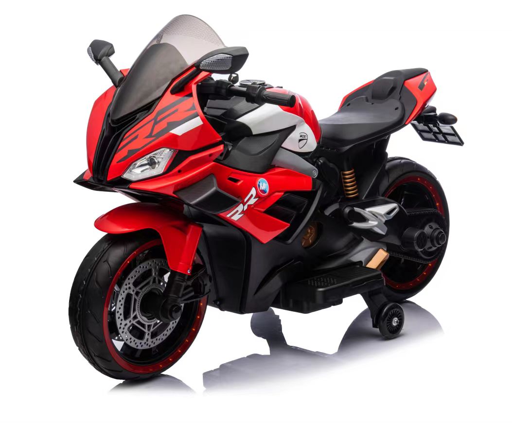 儿童电动摩托车3-7-10岁大号充电遥控玩具车机车两轮摩托可坐人